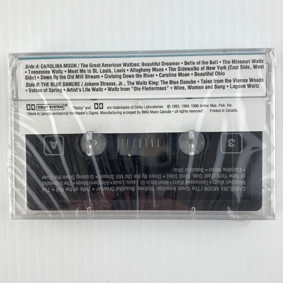 Readers Digest Vintage Cassette Tape Worlds Best Loved Waltzes # 3 Sealed New - Picture 3 of 4
